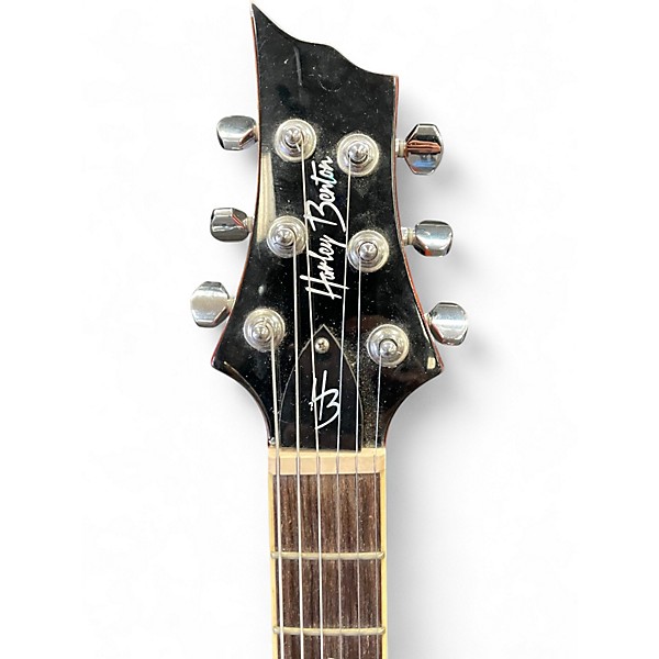 Used Harley Benton CST24 DELUXE Cherry Sunburst Solid Body Electric Guitar