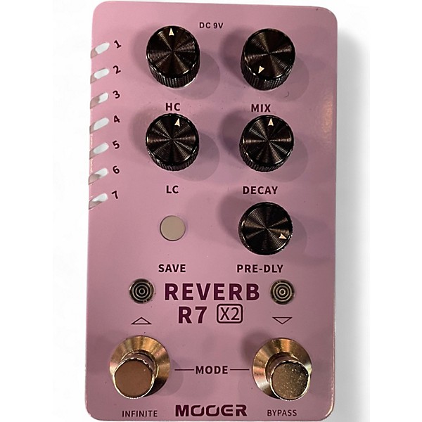 Used Mooer R7 X2 Effect Pedal