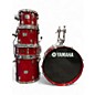 Used 2010s Yamaha 5 Piece Stage Custom Candy Apple Red Drum Kit thumbnail