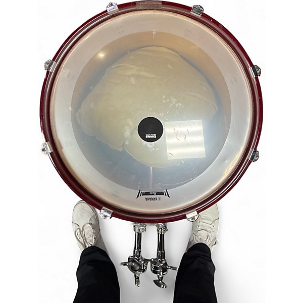 Used 2010s Yamaha 5 Piece Stage Custom Candy Apple Red Drum Kit