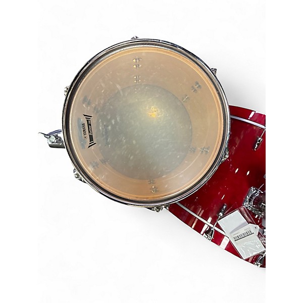 Used 2010s Yamaha 5 Piece Stage Custom Candy Apple Red Drum Kit
