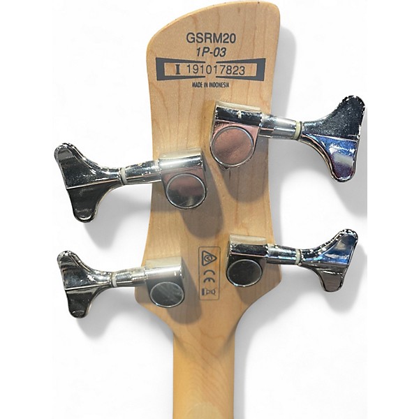 Used Ibanez Mikro Blue Electric Bass Guitar