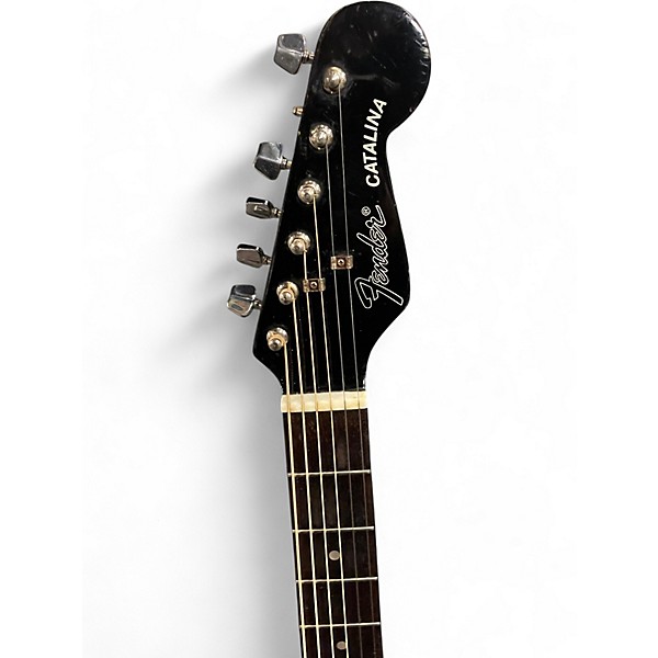 Used Fender CATALINA Black Acoustic Guitar