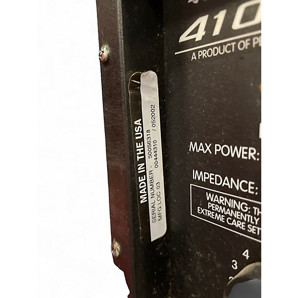 Used Peavey 410 TVX Bass Cabinet