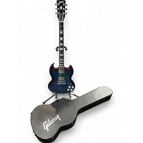 Used Gibson SG Modern Blue Burst Solid Body Electric Guitar