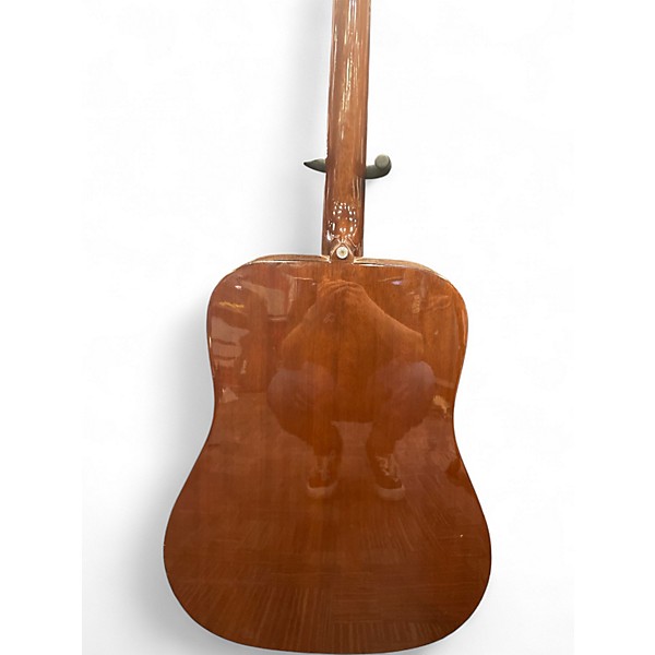 Used Toredo folk guitar Antique Natural Acoustic Guitar