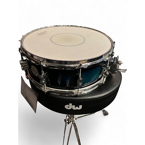 Used PDP by DW 14in Concept Series maple Snare Trans Blue Drum
