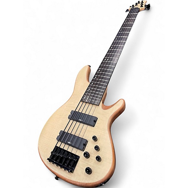 Used Schecter Guitar Research SC-6 NATURAL SATIN Electric Bass Guitar