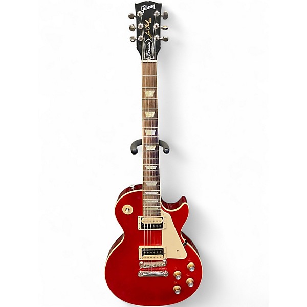 Used Gibson Les Paul Classic Red Solid Body Electric Guitar