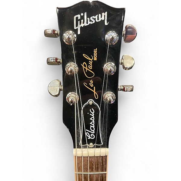 Used Gibson Les Paul Classic Red Solid Body Electric Guitar