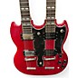 Used Epiphone SG Double Neck Cherry Solid Body Electric Guitar