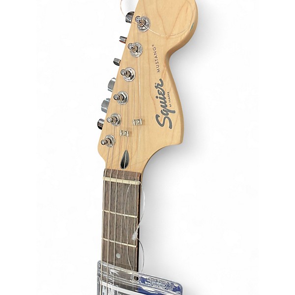 Used Squier SONIC MUSTANG YELLOW Solid Body Electric Guitar