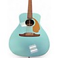 Used Fender malibu player Blue Acoustic Electric Guitar