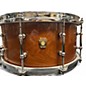 Used Ludwig 6.5X14 Classic Maple snare stained brown Drum