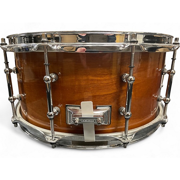 Used Ludwig 6.5X14 Classic Maple snare stained brown Drum