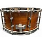 Used Ludwig 6.5X14 Classic Maple snare stained brown Drum