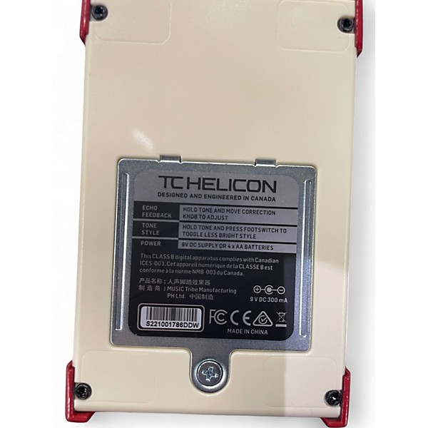 Used TC Helicon VoiceTone Mic Mechanic Vocal Processor