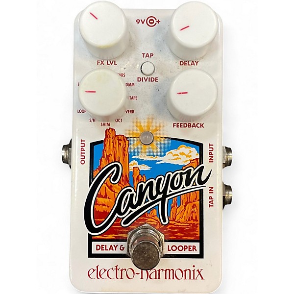 Used Electro-Harmonix Canyon Delay and Looper Effect Pedal