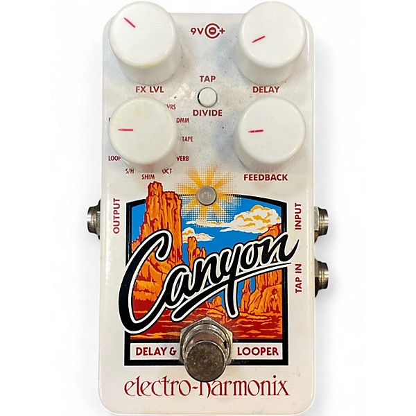 Used Electro-Harmonix Canyon Delay and Looper Effect Pedal