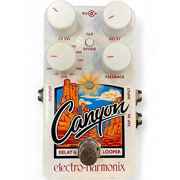 Used Electro-Harmonix Canyon Delay and Looper Effect Pedal