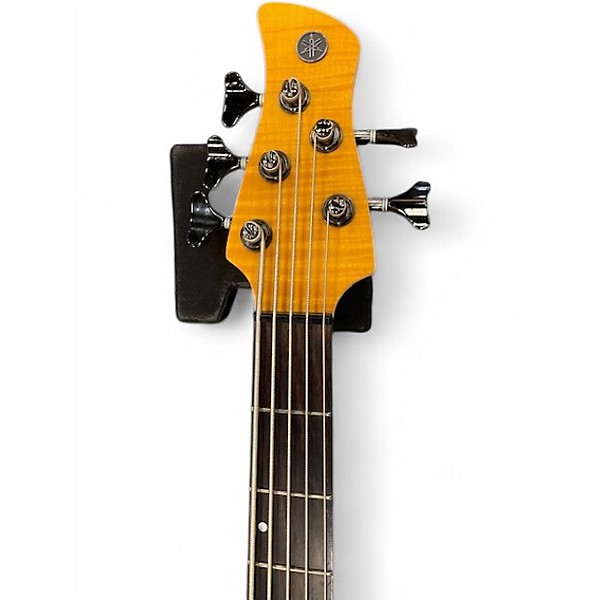 Used Yamaha TRBX605FM Amber Electric Bass Guitar