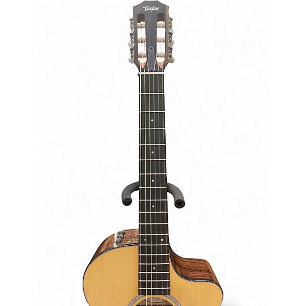 Used Taylor 212CE-N PLUS Natural Classical Acoustic Electric Guitar