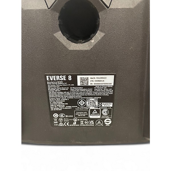 Used Electro-Voice EVERSE 8" Powered Speaker