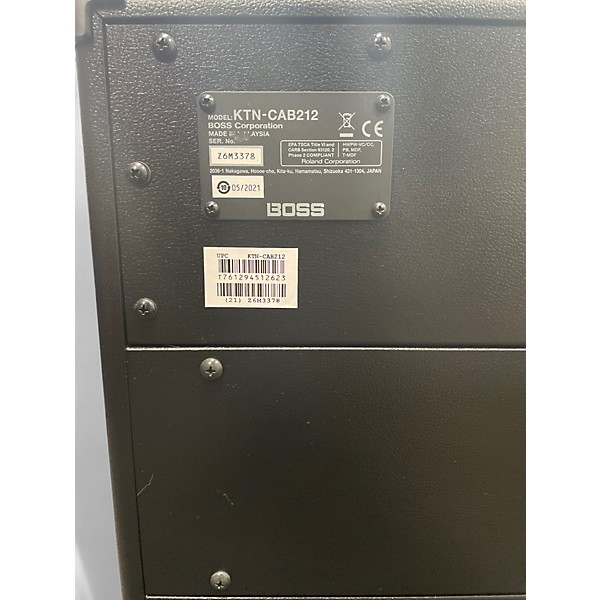 Used BOSS KTN-CAB212 Guitar Cabinet