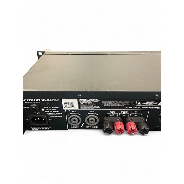 Used Crown XLS1000 Power Amp