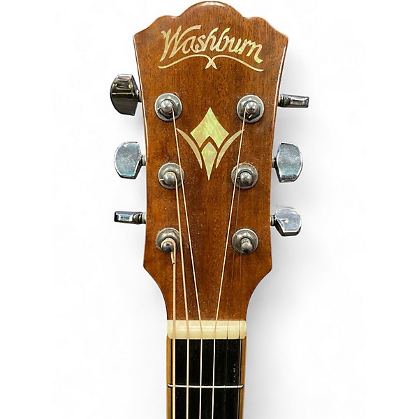 Used Washburn HG75SEGO Natural Acoustic Electric Guitar