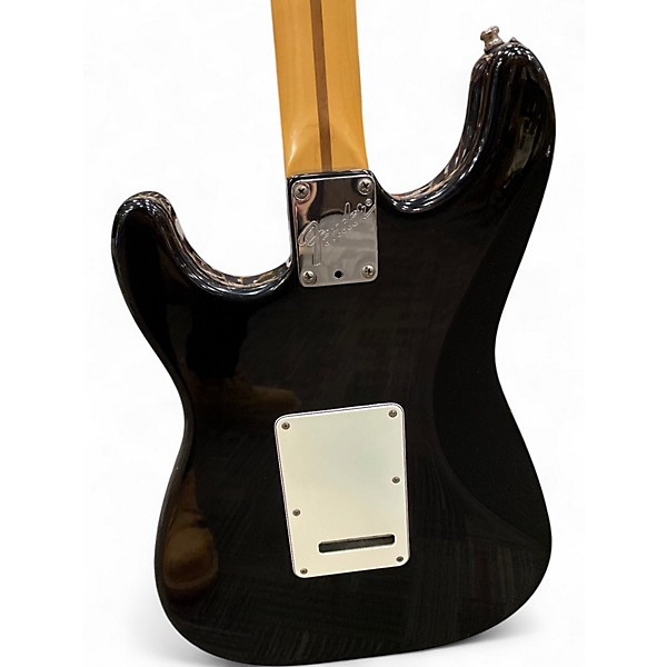 Used 1995 Fender American Standard Stratocaster Black Solid Body Electric Guitar