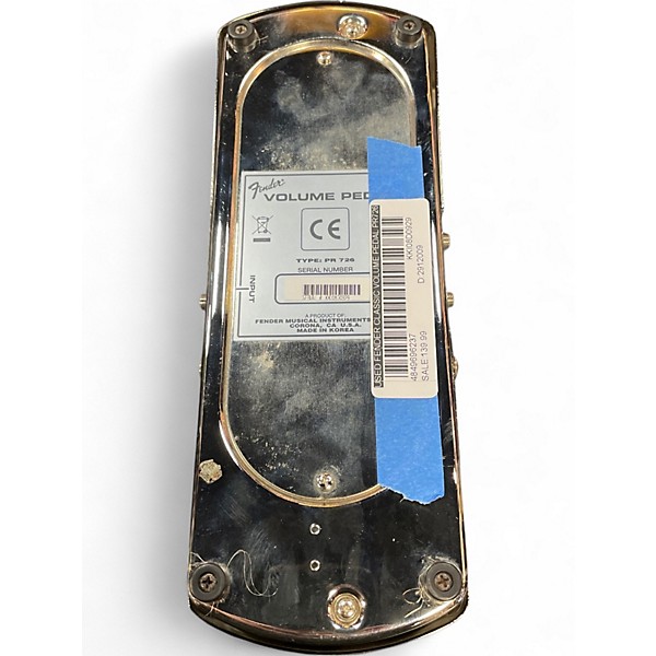 Used Fender Classic Volume Pedal PR726 Pedal