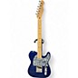 Used 2007 Fender Standard Telecaster Blue Solid Body Electric Guitar thumbnail