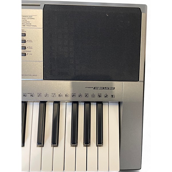 Used Yamaha PSRE353 61 Key Portable Keyboard