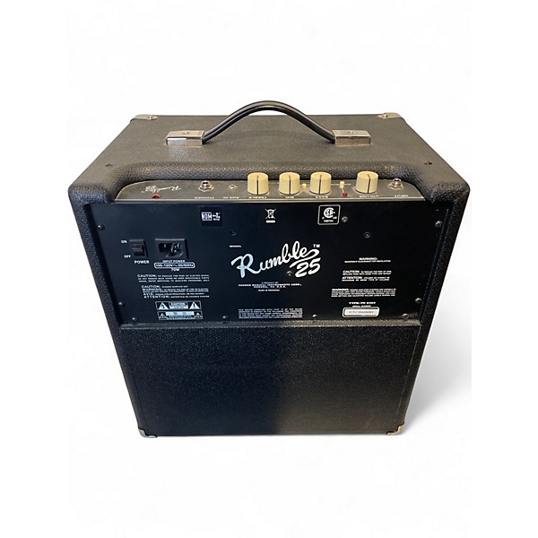 Used Fender Rumble 25 25W 1x8 Bass Combo Amp