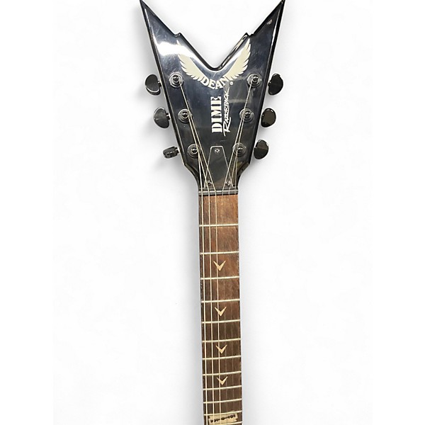 Used Dean Dime Razorback Black Solid Body Electric Guitar