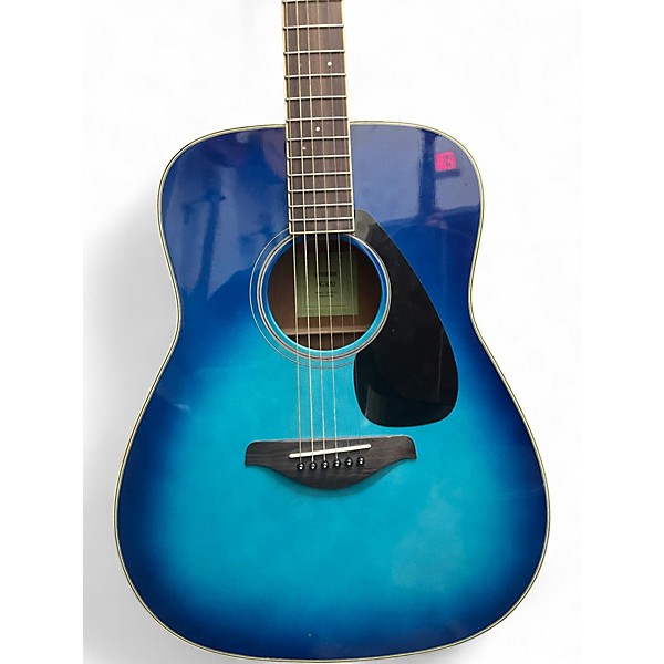 Used Yamaha FG820 Blue Burst Acoustic Guitar