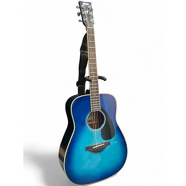 Used Yamaha FG820 Blue Burst Acoustic Guitar