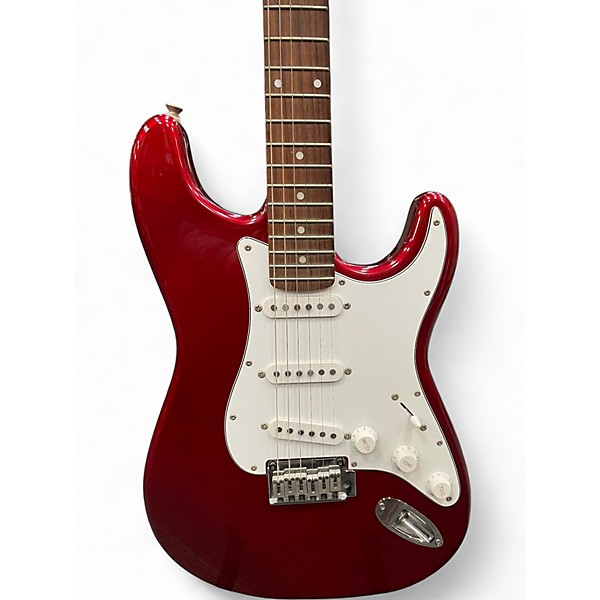Used Squier Standard Stratocaster RED Solid Body Electric Guitar