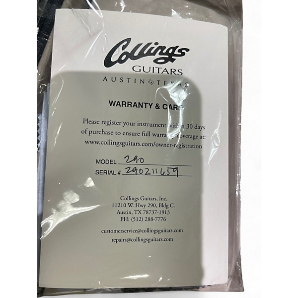 Used Collings 290 DOGHAIR Solid Body Electric Guitar