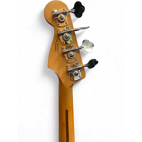 Used 2024 Fender Player II Jazz Bass Plus Top Blue Burst Electric Bass Guitar