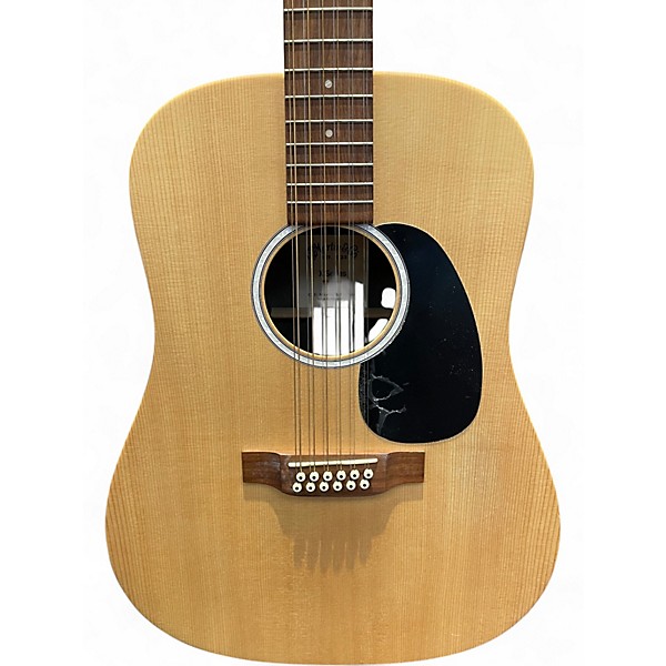 Used Martin DX2E Natural 12 String Acoustic Electric Guitar