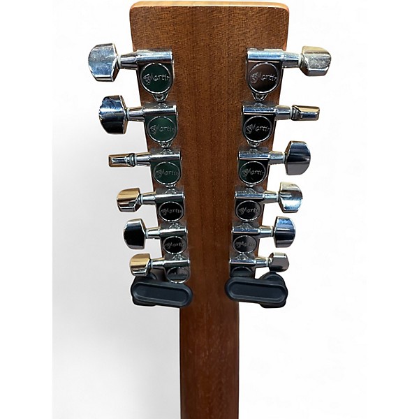 Used Martin DX2E Natural 12 String Acoustic Electric Guitar