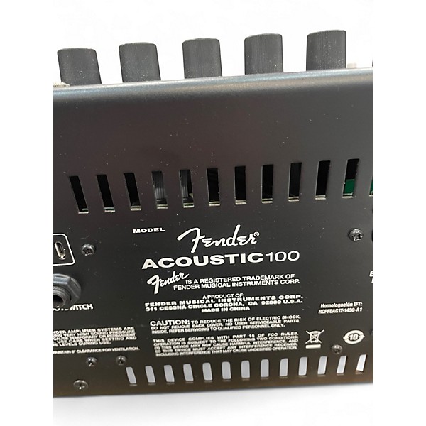 Used Fender ACOUSTIC 100 Guitar Combo Amp