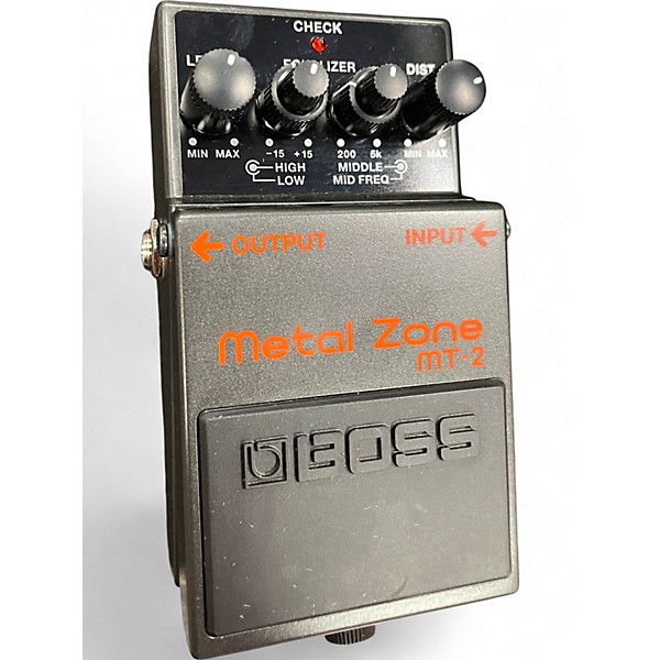 Used BOSS METAL ZONE MT-2 Effect Pedal
