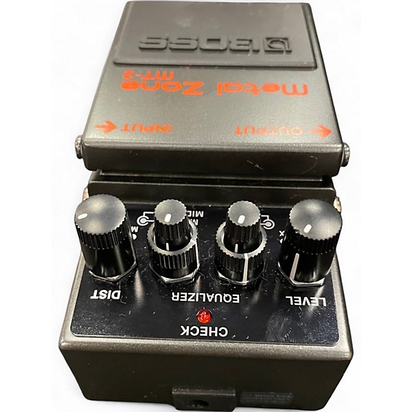 Used BOSS METAL ZONE MT-2 Effect Pedal