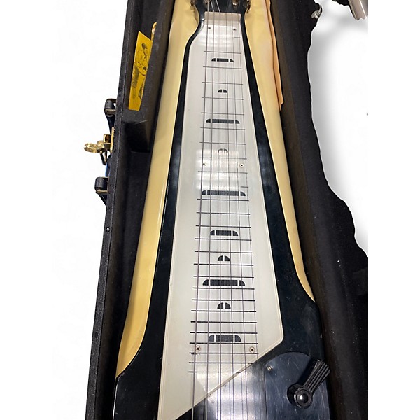 Vintage 1960s Harmony ROY SMECK Black and White Lap Steel