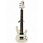 Used Schecter Guitar Research Demon 7 String White Solid Body Electric Guitar thumbnail