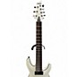 Used Schecter Guitar Research Demon 7 String White Solid Body Electric Guitar