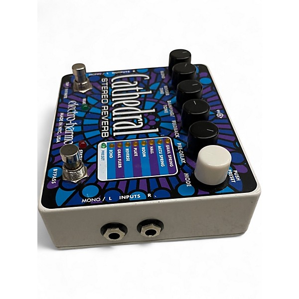 Used Electro-Harmonix Cathedral Stereo Reverb Effect Pedal